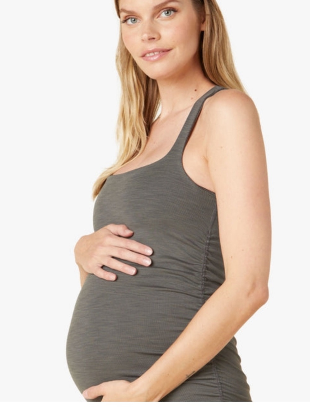 Beyond the Bump Ribbed Square Neck Tank - Picture 2 of 6